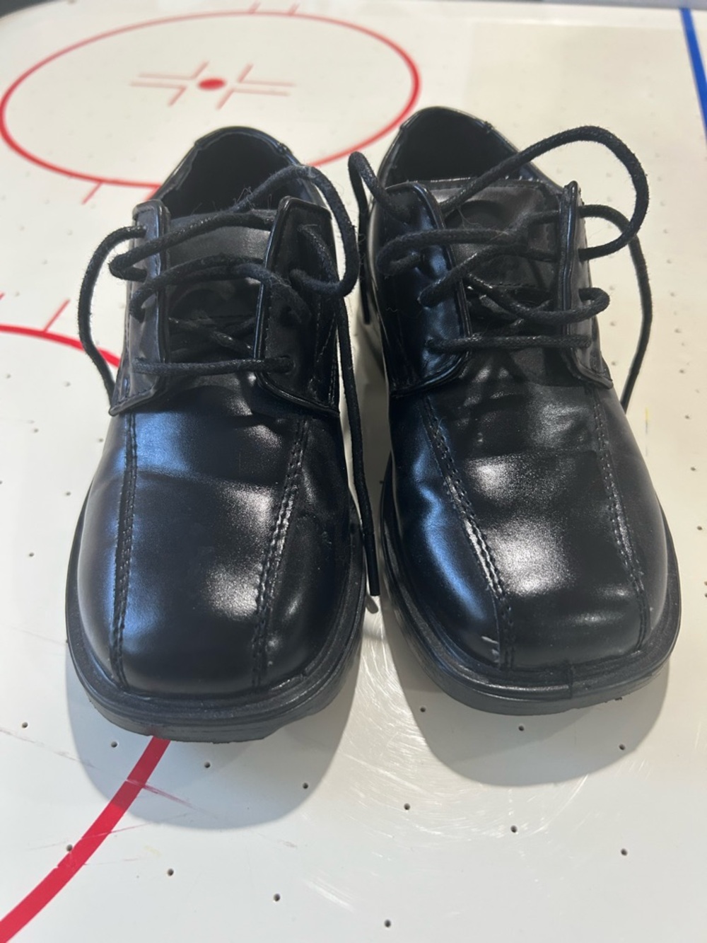 Deer Stags Black Boys Lace-Up Dress Shoes